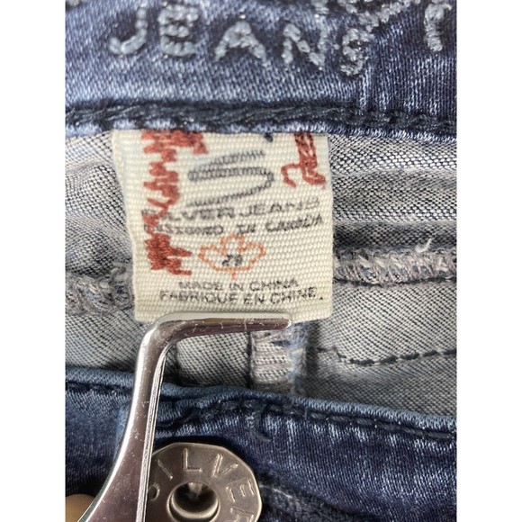 Silver Womens Jeans Blue Pixie Super Skinny 29x31 (27x28‎ Measured) - Picture 3 of 16